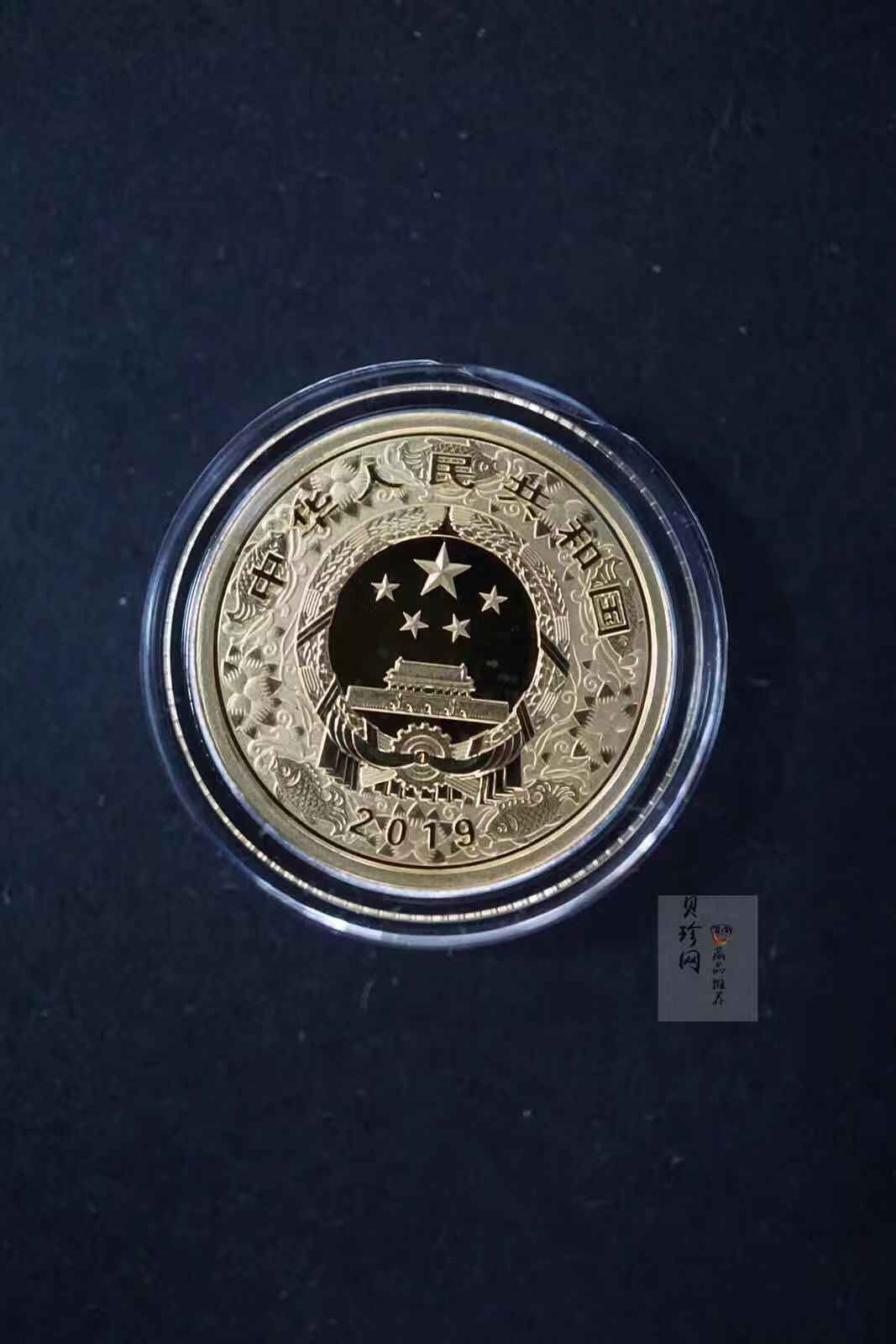 2019中国己亥（猪）年生肖精制金银币2枚一套