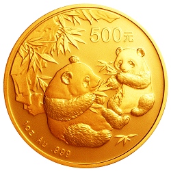 2006年熊猫1盎司普制金币
