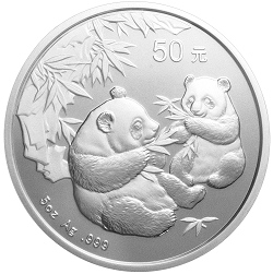 2006年熊猫5盎司精制银币