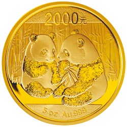 2009年熊猫5盎司金币