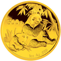 2007年熊猫1盎司普制金币