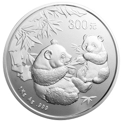 2006年熊猫1公斤精制银币