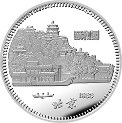 1983中国癸亥（猪）年-双猪图15克精制银币