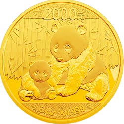 2012年熊猫5盎司精制金币
