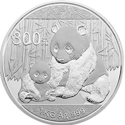 2012年熊猫1公斤精制银币