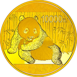 2015年熊猫1公斤精制金币
